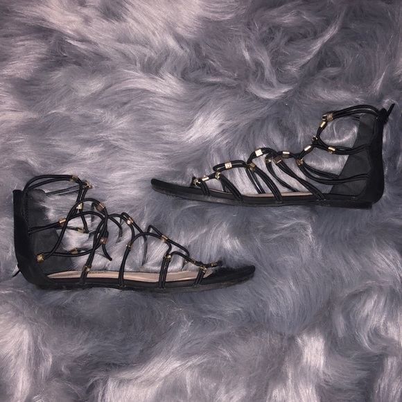 BAMBOO Shoes - Black Sandals